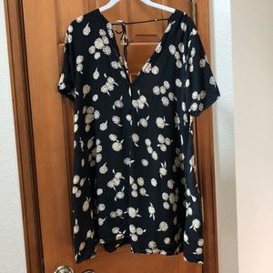 Dolls Kill Floral Black Dress